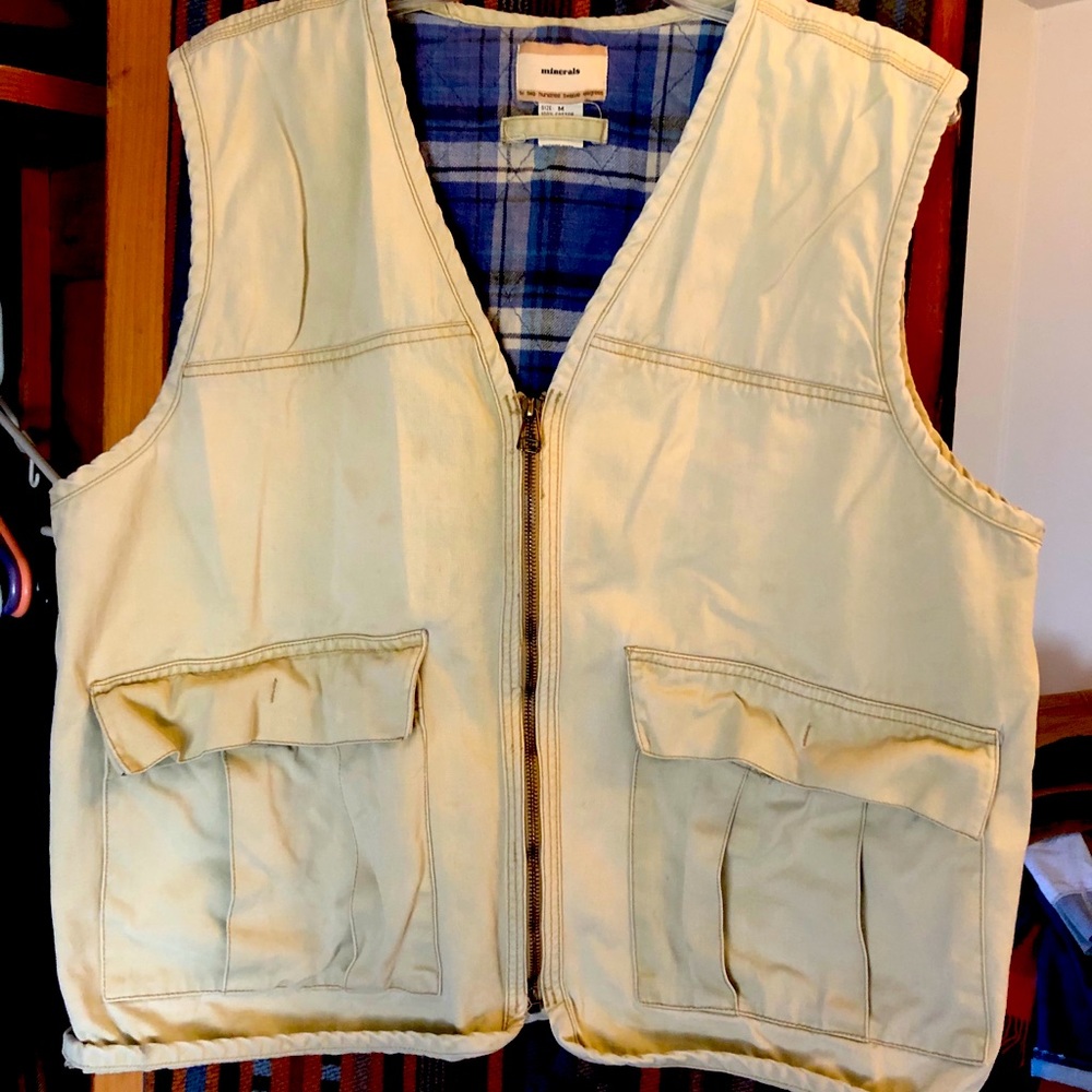 Vintage Canvas Vest Fisherman